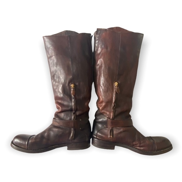 Rag & Bone Abbey  distressed brown riding boots Size 40EU - Picture 8 of 15